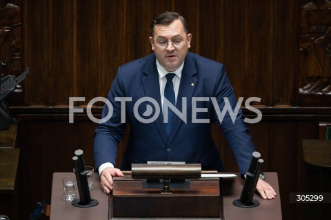 26.02.2026 WARSZAWA<br />POSIEDZENIE SEJMU RP<br />N/Z STEFAN KRAJEWSKI<br />FOT. MARCIN BANASZKIEWICZ/FOTONEWS  