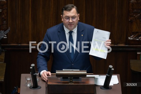  26.02.2026 WARSZAWA<br />POSIEDZENIE SEJMU RP<br />N/Z STEFAN KRAJEWSKI<br />FOT. MARCIN BANASZKIEWICZ/FOTONEWS  