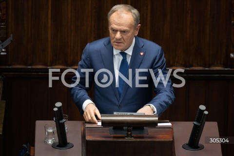  26.02.2026 WARSZAWA<br />POSIEDZENIE SEJMU RP<br />N/Z PREMIER DONALD TUSK<br />FOT. MARCIN BANASZKIEWICZ/FOTONEWS  