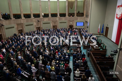  26.02.2026 WARSZAWA<br />POSIEDZENIE SEJMU RP<br />N/Z SEJM SALA PLENARNA POSLOWIE <br />FOT. MARCIN BANASZKIEWICZ/FOTONEWS  