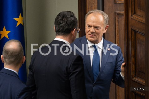  26.02.2026 WARSZAWA<br />POSIEDZENIE SEJMU RP<br />N/Z PREMIER DONALD TUSK<br />FOT. MARCIN BANASZKIEWICZ/FOTONEWS  