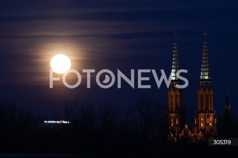  03.03.2026 WARSZAWA<br />PELNIA KSIEZYCA<br />N/Z KSIEZYC W PEŁNI<br />FOT. MARCIN BANASZKIEWICZ/FOTONEWS  
