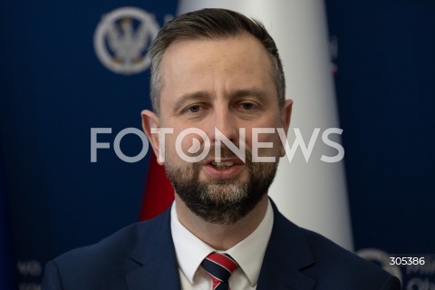  06.03.2026 WARSZAWA<br />SPOTKANIE SZEFA MON Z KOMISARZEM DS. OBRONY I PRZESTRZENI KOSMICZNEJ UE<br />POLISH DEFENCE MINISTER MEETS EU COMMISSIONER FOR DEFENCE AND SPACE<br />N/Z WLADYSLAW KOSINIAK KAMYSZ<br />FOT. MARCIN BANASZKIEWICZ/FOTONEWS  