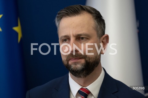  06.03.2026 WARSZAWA<br />SPOTKANIE SZEFA MON Z KOMISARZEM DS. OBRONY I PRZESTRZENI KOSMICZNEJ UE<br />POLISH DEFENCE MINISTER MEETS EU COMMISSIONER FOR DEFENCE AND SPACE<br />N/Z WLADYSLAW KOSINIAK KAMYSZ<br />FOT. MARCIN BANASZKIEWICZ/FOTONEWS  