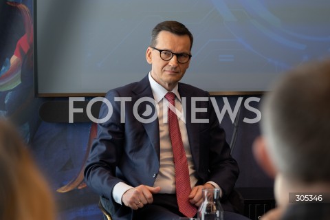  06.03.2026 WARSZAWA<br />KONFERENCJA MATEUSZA MORAWIECKIEGO POWERED BY POLAND<br />N/Z MATEUSZ MORAWIECKI<br />FOT. MARCIN BANASZKIEWICZ/FOTONEWS  