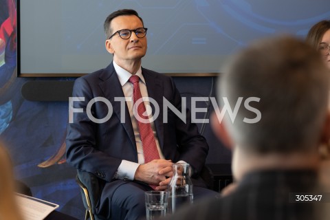  06.03.2026 WARSZAWA<br />KONFERENCJA MATEUSZA MORAWIECKIEGO POWERED BY POLAND<br />N/Z MATEUSZ MORAWIECKI<br />FOT. MARCIN BANASZKIEWICZ/FOTONEWS  