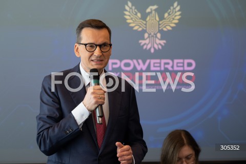 Konferencja Mateusza Morawieckiego "Powered by Poland" w Warszawie