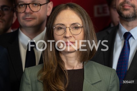  07.03.2026 WARSZAWA<br />KONFERENCJA LEWICY<br />N/Z AGNIESZKA DZIEMIANOWICZ BAK<br />FOT. MARCIN BANASZKIEWICZ/FOTONEWS  