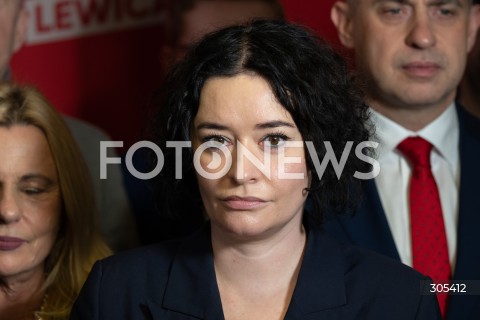  07.03.2026 WARSZAWA<br />KONFERENCJA LEWICY<br />N/Z ANNA MARIA ZUKOWSKA<br />FOT. MARCIN BANASZKIEWICZ/FOTONEWS  