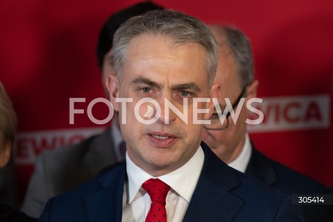  07.03.2026 WARSZAWA<br />KONFERENCJA LEWICY<br />N/Z KRZYSZTOF GAWKOWSKI<br />FOT. MARCIN BANASZKIEWICZ/FOTONEWS  