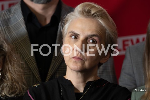  07.03.2026 WARSZAWA<br />KONFERENCJA LEWICY<br />N/Z JOANNA SCHEURING WIELGUS<br />FOT. MARCIN BANASZKIEWICZ/FOTONEWS  