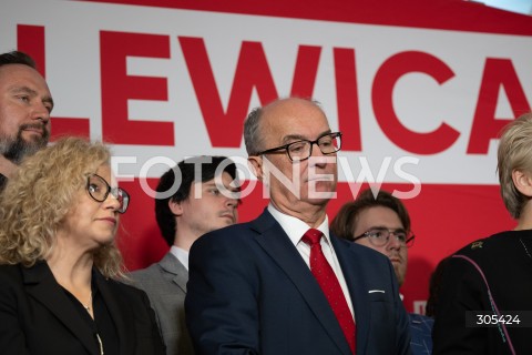  07.03.2026 WARSZAWA<br />KONFERENCJA LEWICY<br />N/Z WLODZIMIERZ CZARZASTY<br />FOT. MARCIN BANASZKIEWICZ/FOTONEWS  