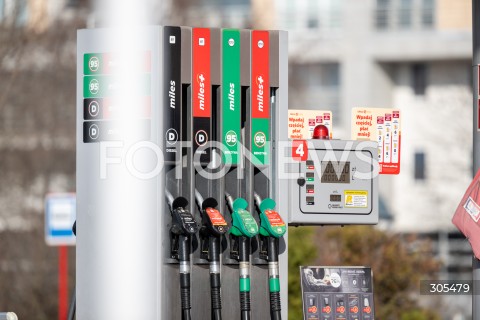  07.03.2026 WARSZAWA<br />STACJE BENZYNOWE<br />DROZEJACE PALIWO<br />N/Z DYSTRYBUTOR PALIWA<br />FOT. MARCIN BANASZKIEWICZ/FOTONEWS  
