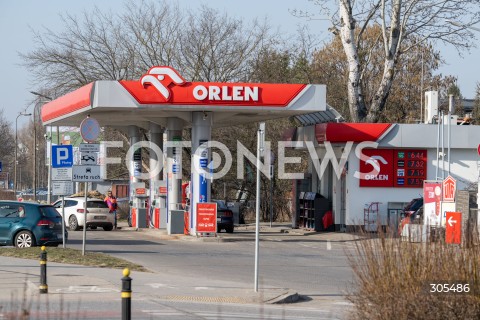  07.03.2026 WARSZAWA<br />STACJE BENZYNOWE<br />DROZEJACE PALIWO<br />N/Z ORLEN<br />FOT. MARCIN BANASZKIEWICZ/FOTONEWS  