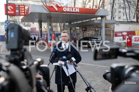  09.03.2026 WARSZAWA<br />KONFERENCJA PRASOWA PRZEMYSLAWA CZARNKA<br />N/Z PRZEMYSLAW CZARNEK<br />FOT. MARCIN BANASZKIEWICZ/FOTONEWS  