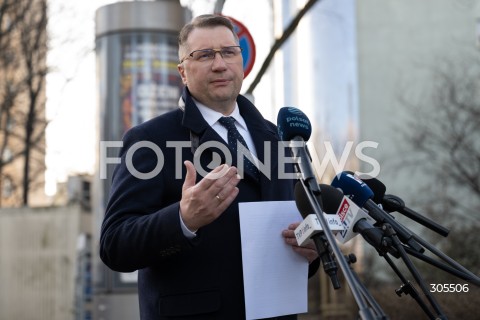  09.03.2026 WARSZAWA<br />KONFERENCJA PRASOWA PRZEMYSLAWA CZARNKA<br />N/Z PRZEMYSLAW CZARNEK<br />FOT. MARCIN BANASZKIEWICZ/FOTONEWS  