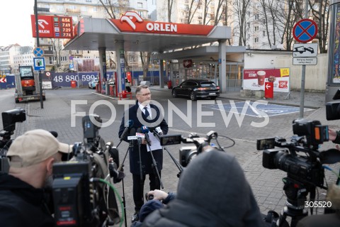  09.03.2026 WARSZAWA<br />KONFERENCJA PRASOWA PRZEMYSLAWA CZARNKA<br />N/Z PRZEMYSLAW CZARNEK<br />FOT. MARCIN BANASZKIEWICZ/FOTONEWS  