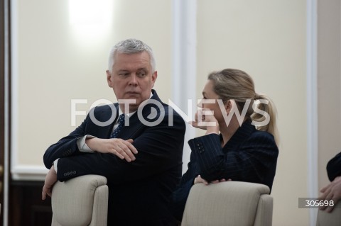  13.03.2026 WARSZAWA<br />NADZWYCZAJNE POSIEDZENIE RADY MINISTROW<br />N/Z TOMASZ SIEMONIAK BARBARA NOWACKA<br /> 