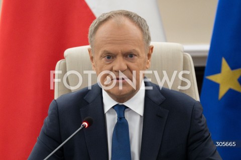  13.03.2026 WARSZAWA<br />NADZWYCZAJNE POSIEDZENIE RADY MINISTROW<br />N/Z PREMIER DONALD TUSK<br />FOT. MARCIN BANASZKIEWICZ/FOTONEWS  