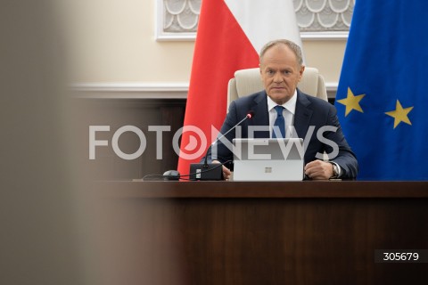  13.03.2026 WARSZAWA<br />NADZWYCZAJNE POSIEDZENIE RADY MINISTROW<br />N/Z PREMIER DONALD TUSK<br />FOT. MARCIN BANASZKIEWICZ/FOTONEWS  