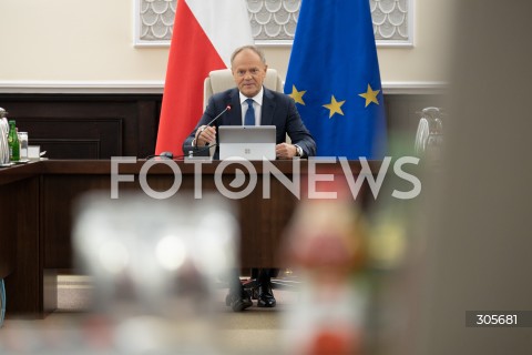  13.03.2026 WARSZAWA<br />NADZWYCZAJNE POSIEDZENIE RADY MINISTROW<br />N/Z PREMIER DONALD TUSK<br />FOT. MARCIN BANASZKIEWICZ/FOTONEWS  