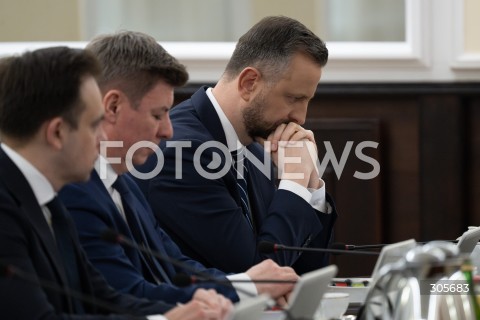  13.03.2026 WARSZAWA<br />NADZWYCZAJNE POSIEDZENIE RADY MINISTROW<br />N/Z WLADYSLAW KOSINIAK KAMYSZ<br />FOT. MARCIN BANASZKIEWICZ/FOTONEWS  