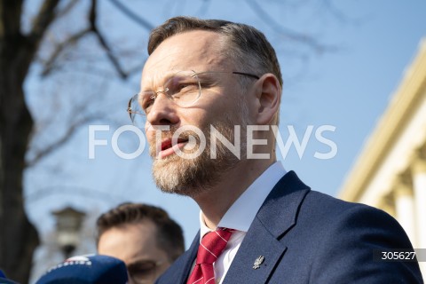  13.03.2026 WARSZAWA<br />KONFERENCJA PRASOWA ZBIGNIEWA BOGUCKIEGO<br />N/Z ZBIGNIEW BOGUCKI<br />FOT. MARCIN BANASZKIEWICZ/FOTONEWS  