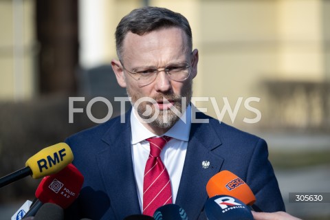  13.03.2026 WARSZAWA<br />KONFERENCJA PRASOWA ZBIGNIEWA BOGUCKIEGO<br />N/Z ZBIGNIEW BOGUCKI<br />FOT. MARCIN BANASZKIEWICZ/FOTONEWS  