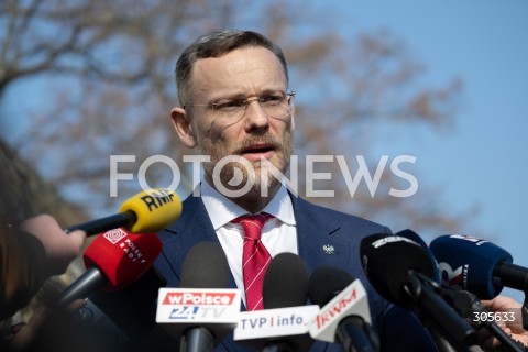  13.03.2026 WARSZAWA<br />KONFERENCJA PRASOWA ZBIGNIEWA BOGUCKIEGO<br />N/Z ZBIGNIEW BOGUCKI<br />FOT. MARCIN BANASZKIEWICZ/FOTONEWS  