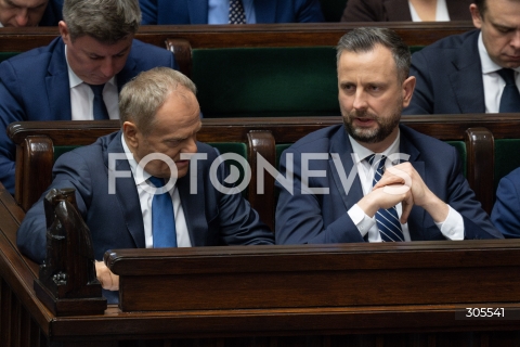  13.03.2026 WARSZAWA<br />POSIEDZENIE SEJMU RP<br />N/Z DONALD TUSK WLADYSLAW KOSINIAK KAMYSZ<br />FOT. MARCIN BANASZKIEWICZ/FOTONEWS  
