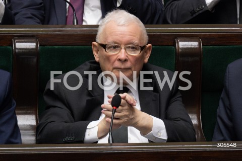  13.03.2026 WARSZAWA<br />POSIEDZENIE SEJMU RP<br />N/Z JAROSLAW KACZYNSKI<br />FOT. MARCIN BANASZKIEWICZ/FOTONEWS  