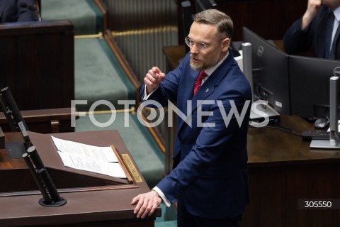  13.03.2026 WARSZAWA<br />POSIEDZENIE SEJMU RP<br />N/Z ZBIGNIEW BOGUCKI<br />FOT. MARCIN BANASZKIEWICZ/FOTONEWS  