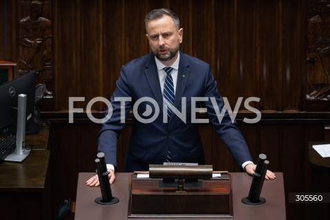  13.03.2026 WARSZAWA<br />POSIEDZENIE SEJMU RP<br />N/Z WLADYSLAW KOSINIAK KAMYSZ<br />FOT. MARCIN BANASZKIEWICZ/FOTONEWS  