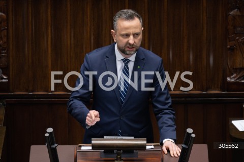  13.03.2026 WARSZAWA<br />POSIEDZENIE SEJMU RP<br />N/Z WLADYSLAW KOSINIAK KAMYSZ<br />FOT. MARCIN BANASZKIEWICZ/FOTONEWS  