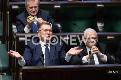 Posiedzenie Sejmu w Warszawie