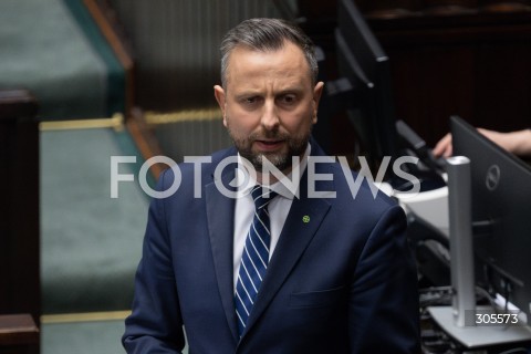  13.03.2026 WARSZAWA<br />POSIEDZENIE SEJMU RP<br />N/Z WLADYSLAW KOSINIAK KAMYSZ<br />FOT. MARCIN BANASZKIEWICZ/FOTONEWS  