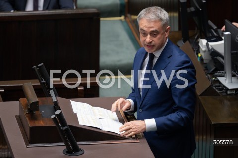  13.03.2026 WARSZAWA<br />POSIEDZENIE SEJMU RP<br />N/Z KRZYSZTOF GAWKOWSKI<br />FOT. MARCIN BANASZKIEWICZ/FOTONEWS  