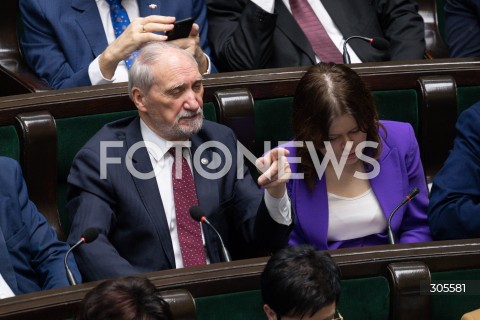  13.03.2026 WARSZAWA<br />POSIEDZENIE SEJMU RP<br />N/Z ANTONI MACIEREWICZ<br />FOT. MARCIN BANASZKIEWICZ/FOTONEWS  