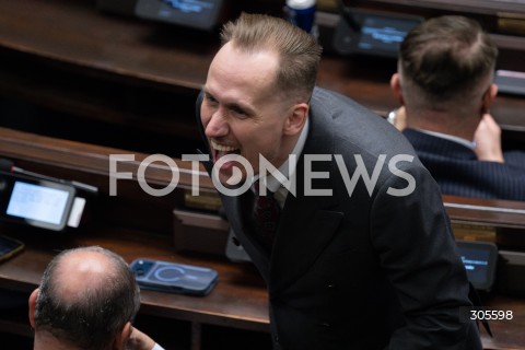  13.03.2026 WARSZAWA<br />POSIEDZENIE SEJMU RP<br />N/Z KONRAD BERKOWICZ<br />FOT. MARCIN BANASZKIEWICZ/FOTONEWS  
