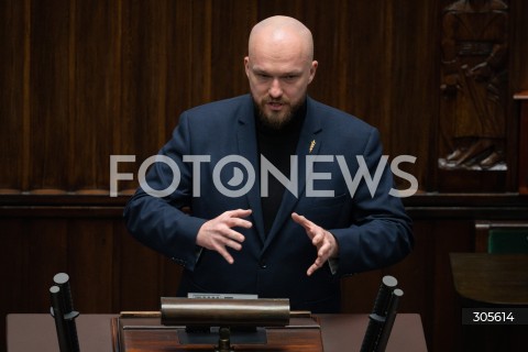  13.03.2026 WARSZAWA<br />POSIEDZENIE SEJMU RP<br />N/Z WITOLD TUMANOWICZ<br />FOT. MARCIN BANASZKIEWICZ/FOTONEWS  