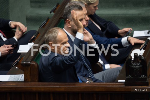 13.03.2026 WARSZAWA<br />POSIEDZENIE SEJMU RP<br />N/Z PREMIER DONALD TUSK<br />FOT. MARCIN BANASZKIEWICZ/FOTONEWS  