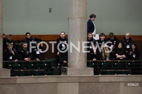  13.03.2026 WARSZAWA<br />POSIEDZENIE SEJMU RP<br />N/Z DRUZYNA KOSZYKOWKI ORLEN ZASTAL ZIELONA GORA<br />FOT. MARCIN BANASZKIEWICZ/FOTONEWS  