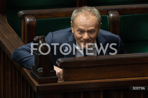  26.03.2026 WARSZAWA<br />POSIEDZENIE SEJMU<br />N/Z PREMIER DONALD TUSK<br />FOT. MARCIN BANASZKIEWICZ/FOTONEWS  