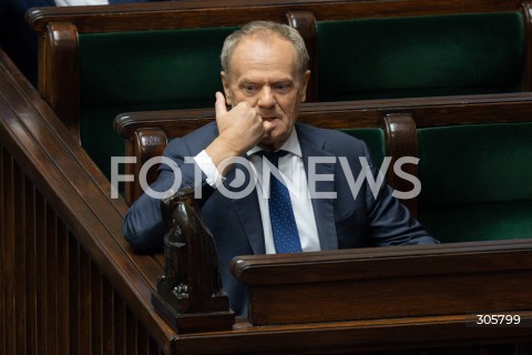 26.03.2026 WARSZAWA<br />POSIEDZENIE SEJMU<br />N/Z PREMIER DONALD TUSK<br />FOT. MARCIN BANASZKIEWICZ/FOTONEWS  