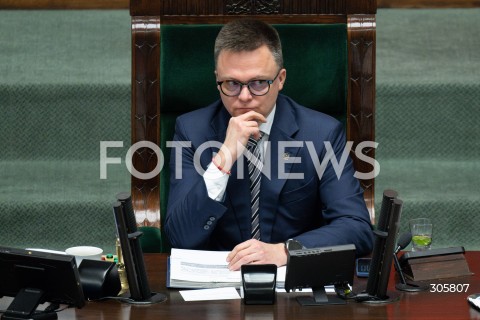  26.03.2026 WARSZAWA<br />POSIEDZENIE SEJMU<br />N/Z SZYMON HOLOWNIA<br />FOT. MARCIN BANASZKIEWICZ/FOTONEWS  