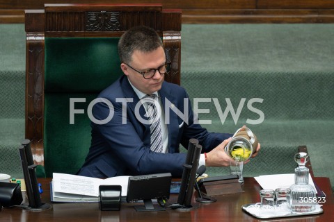  26.03.2026 WARSZAWA<br />POSIEDZENIE SEJMU<br />N/Z SZYMON HOLOWNIA<br />FOT. MARCIN BANASZKIEWICZ/FOTONEWS  