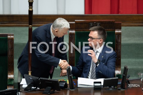 Posiedzenie Sejmu w Warszawie