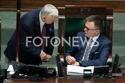  26.03.2026 WARSZAWA<br />POSIEDZENIE SEJMU<br />N/Z MAREK SUSKI SZYMON HOLOWNIA<br />FOT. MARCIN BANASZKIEWICZ/FOTONEWS  