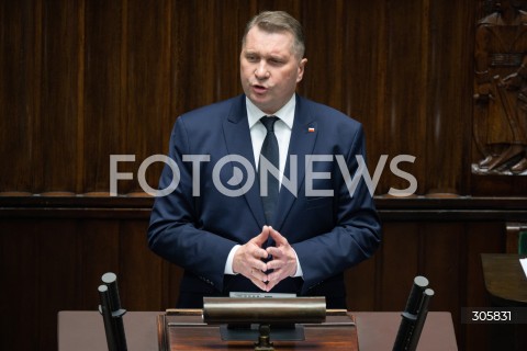  26.03.2026 WARSZAWA<br />POSIEDZENIE SEJMU<br />N/Z PRZEMYSLAW CZARNEK<br />FOT. MARCIN BANASZKIEWICZ/FOTONEWS  