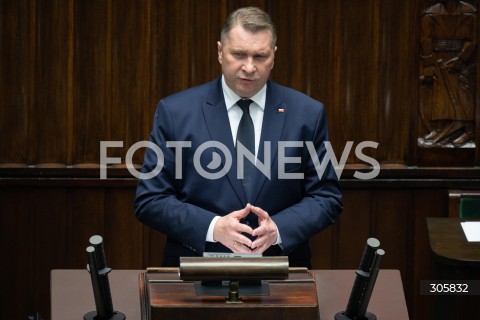  26.03.2026 WARSZAWA<br />POSIEDZENIE SEJMU<br />N/Z PRZEMYSLAW CZARNEK<br />FOT. MARCIN BANASZKIEWICZ/FOTONEWS  